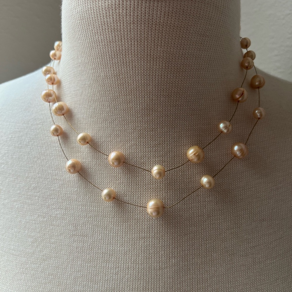 NWT Honora Pearl Wire Stand Necklace